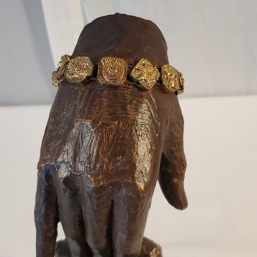 Vintage Gold Tone Link Bracelet